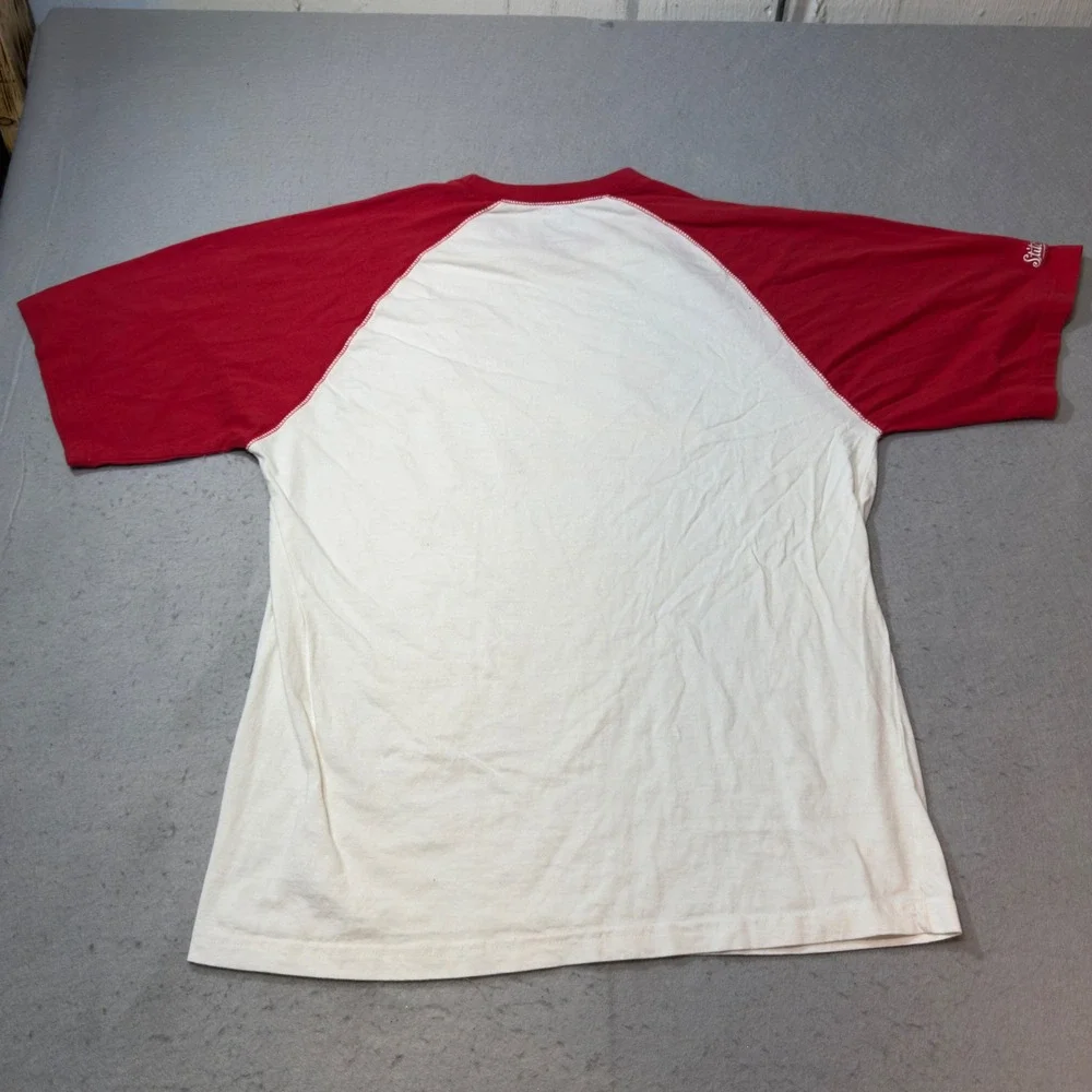 Stitches St. Louis Cardinals MLB Raglan Graphic T-Shirt Mens XL White Red 2011 - Picture 10 of 11